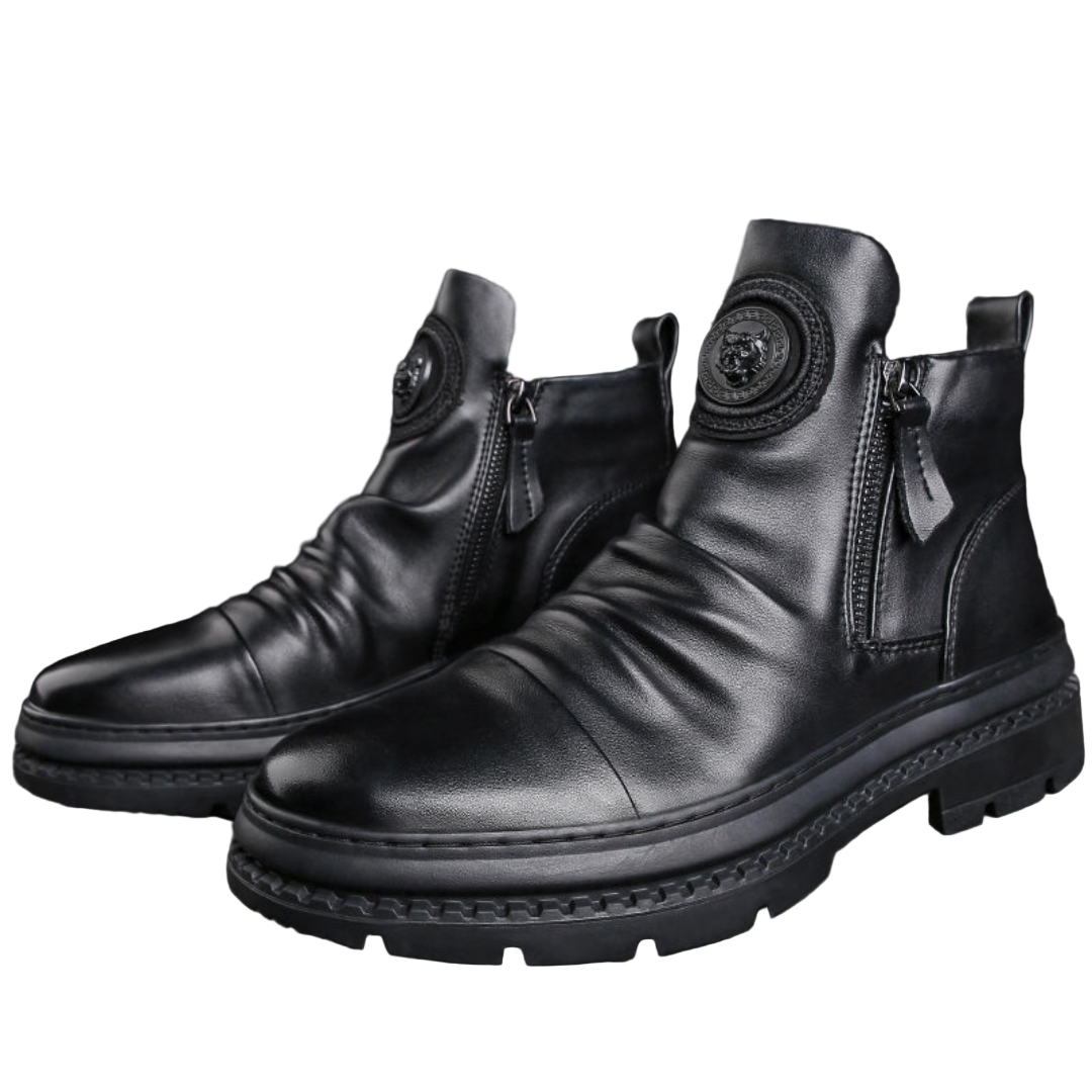 Herrskor Läderstövlar Modern Stil 0