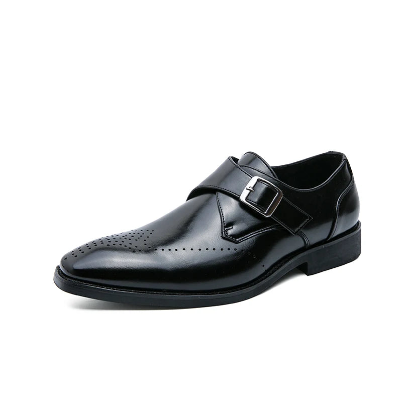 Herrskor Loafers Läder För Bröllop Och Fest 3