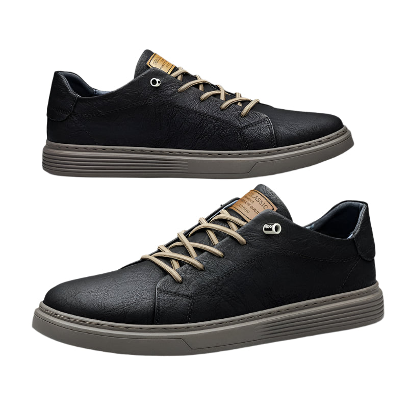 Herrskor i Läder Italiensk Stil 0