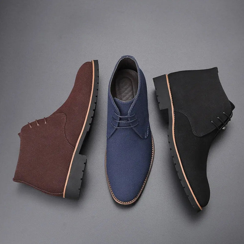 Herrskor i Suede Läder för Casual Användning 2