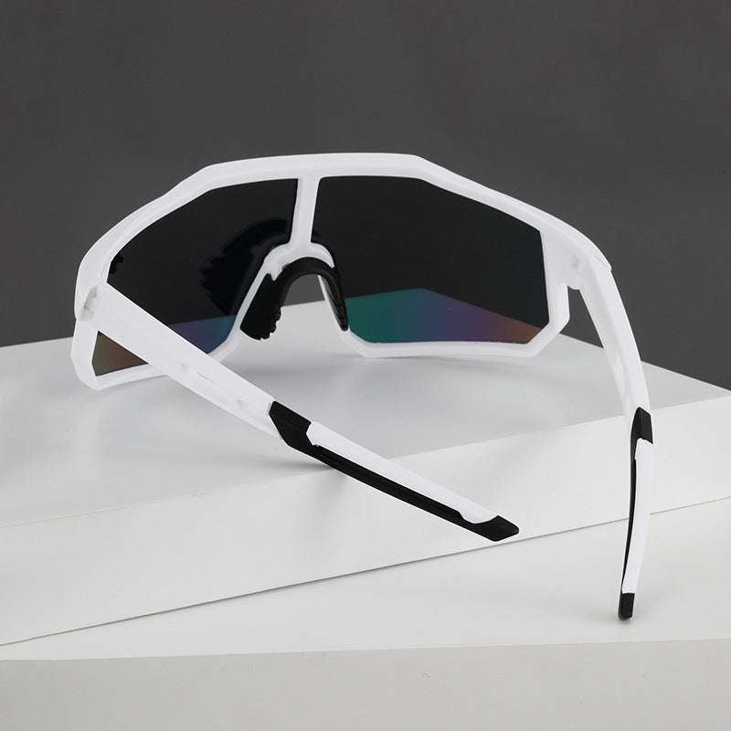 Herrsportglasögon med skölddesign och aerodynamisk stil 3