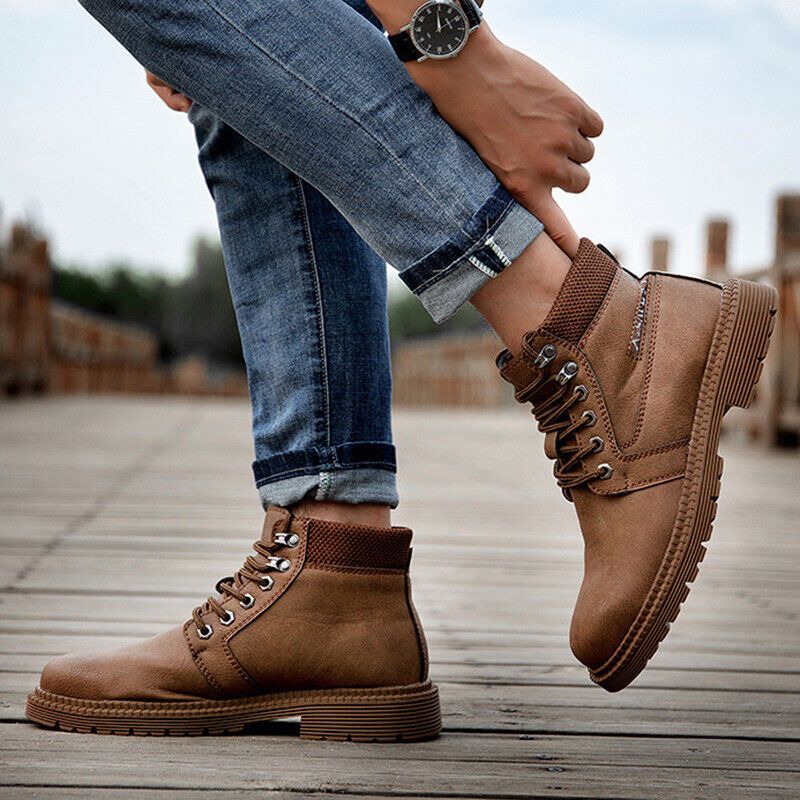 Herrstövlar Vattentåliga För Utomhusbruk Robust Stilren 2