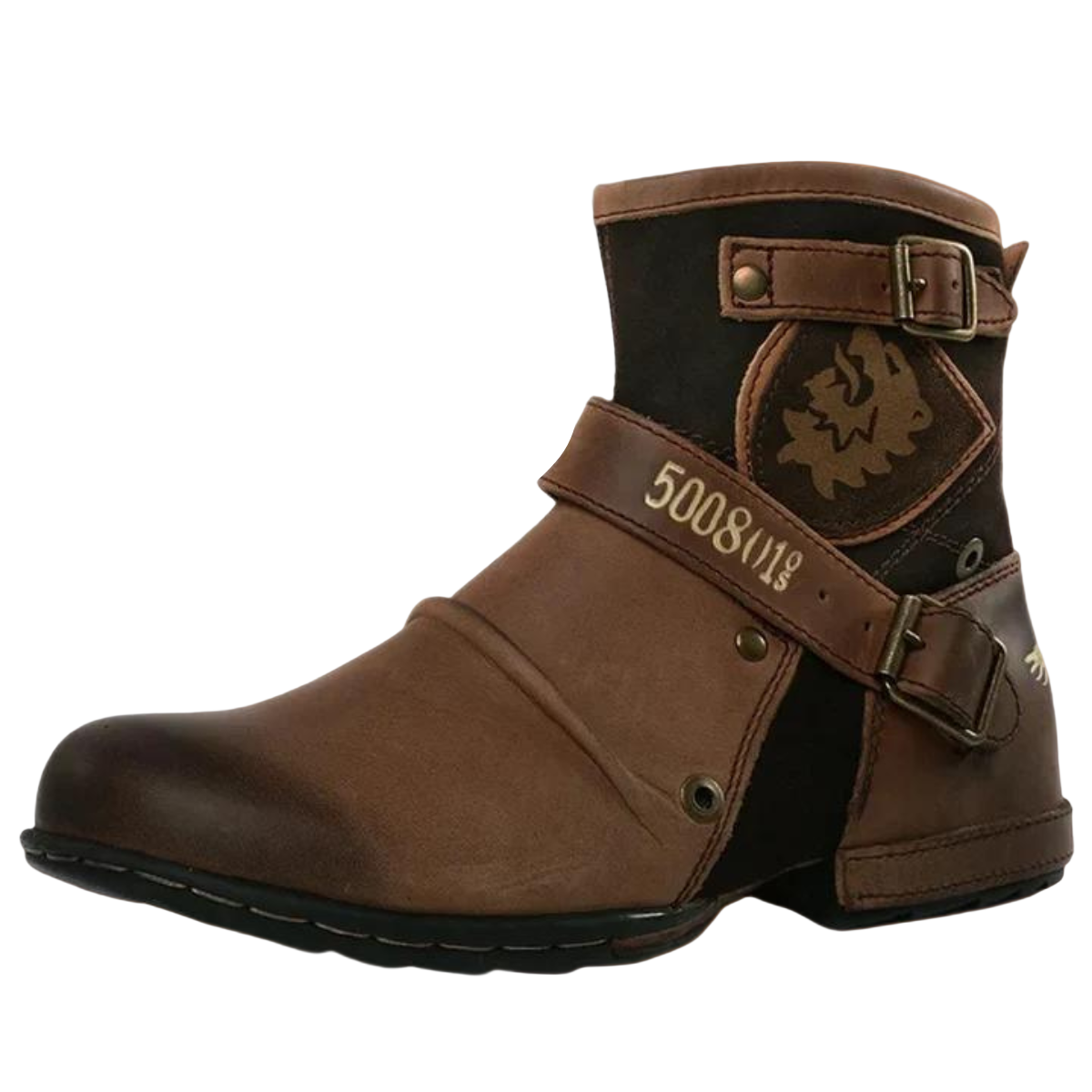 Herrstövlar Vintage Stil Handgjord 0