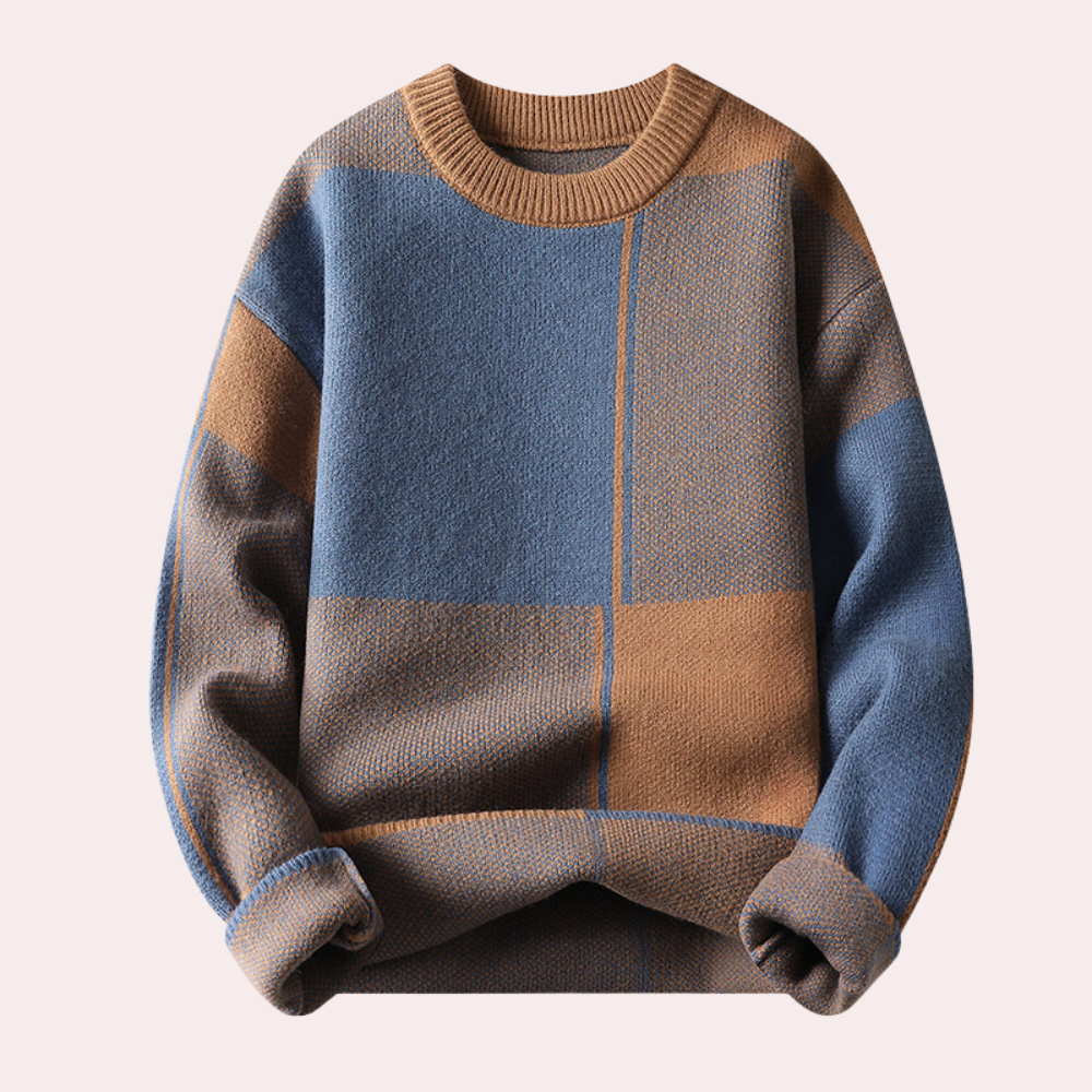 Herrsweater i Varm och Trendig Design 1