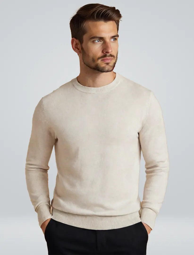 Herrtröja i Lyocell med Minimalistisk Design 1