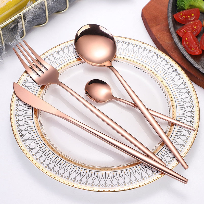 Golden Dinnerware Set (24st)