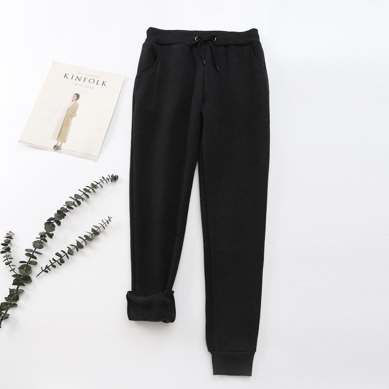 Sköna sweatpants i kashmir
