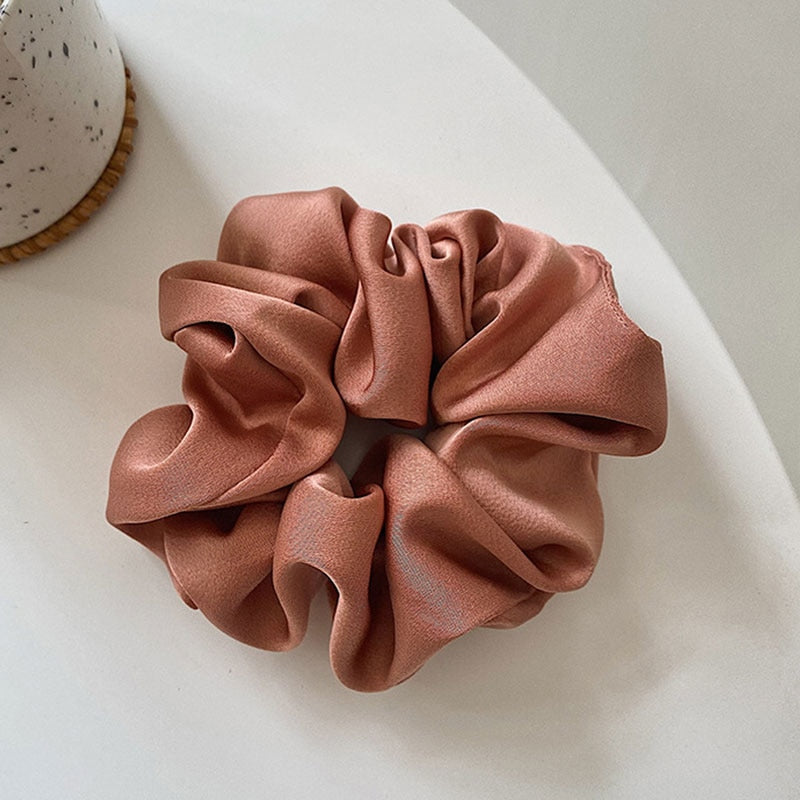 Siden Hår Scrunchie