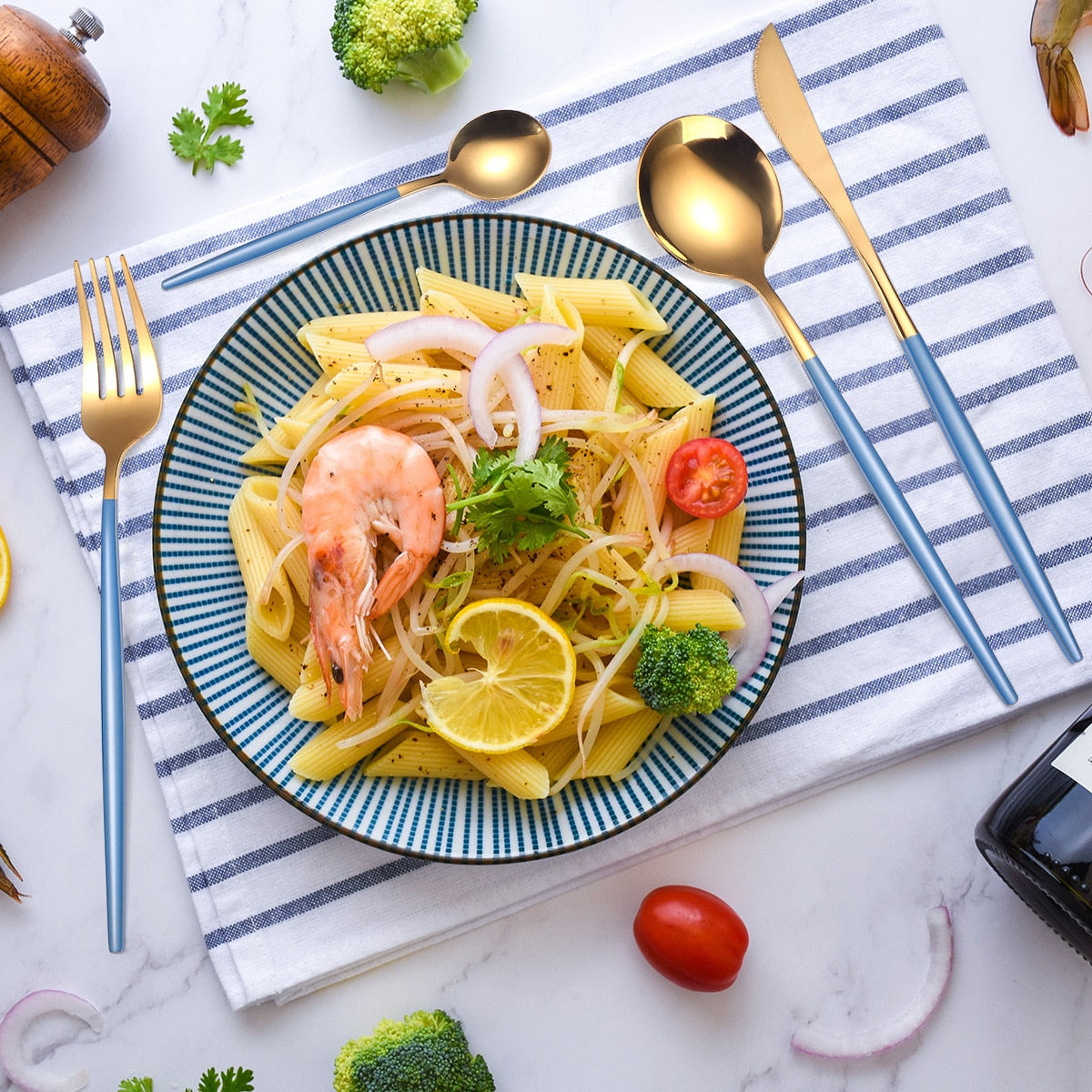 Golden Dinnerware Set (24st)