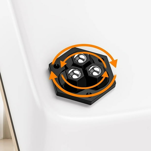 Hjul för Lätt Flyttning 360° Rotationshjul för Hem och Kontor 8