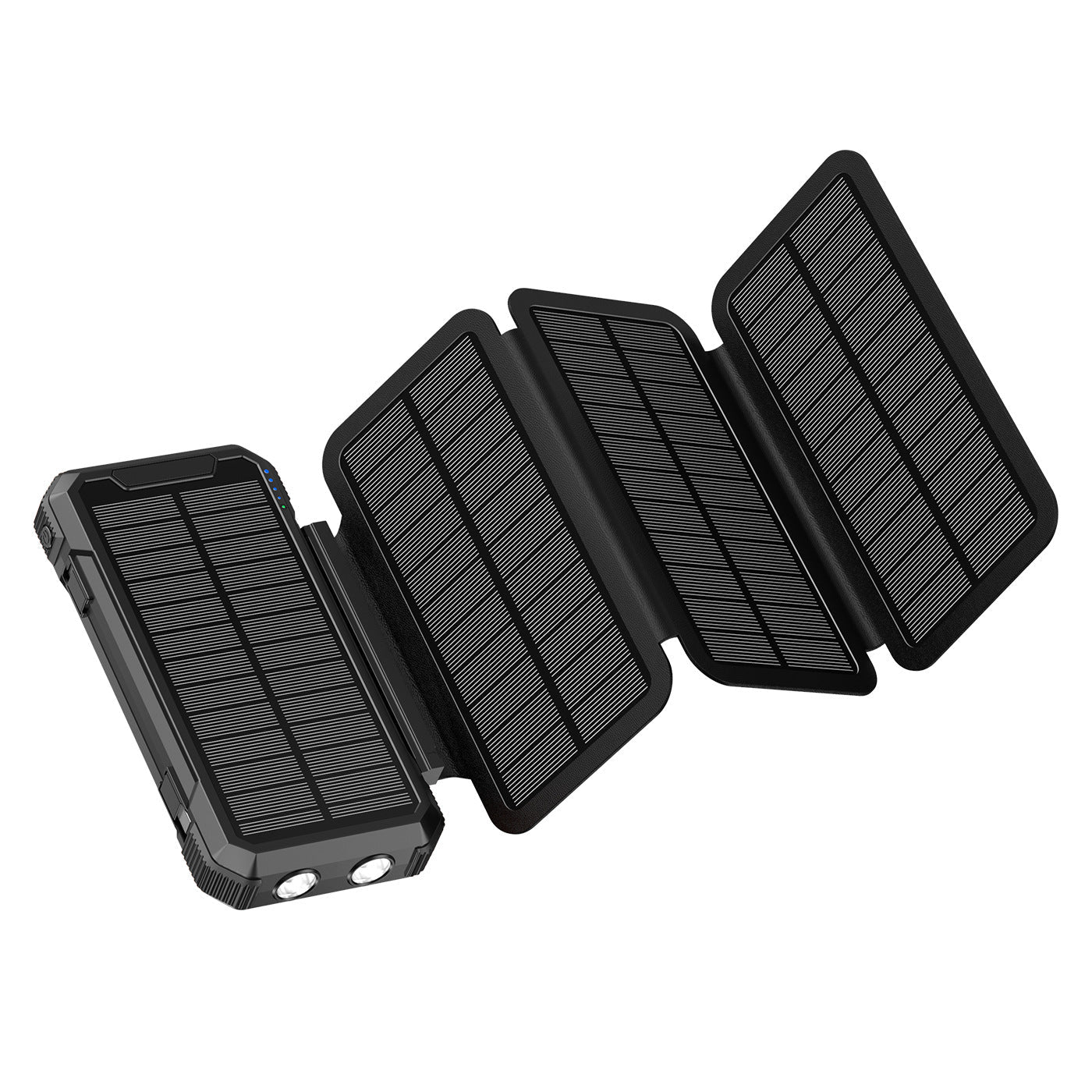 Hopfällbar Powerbank med Solenergi för Resor och Utomhusbruk 6