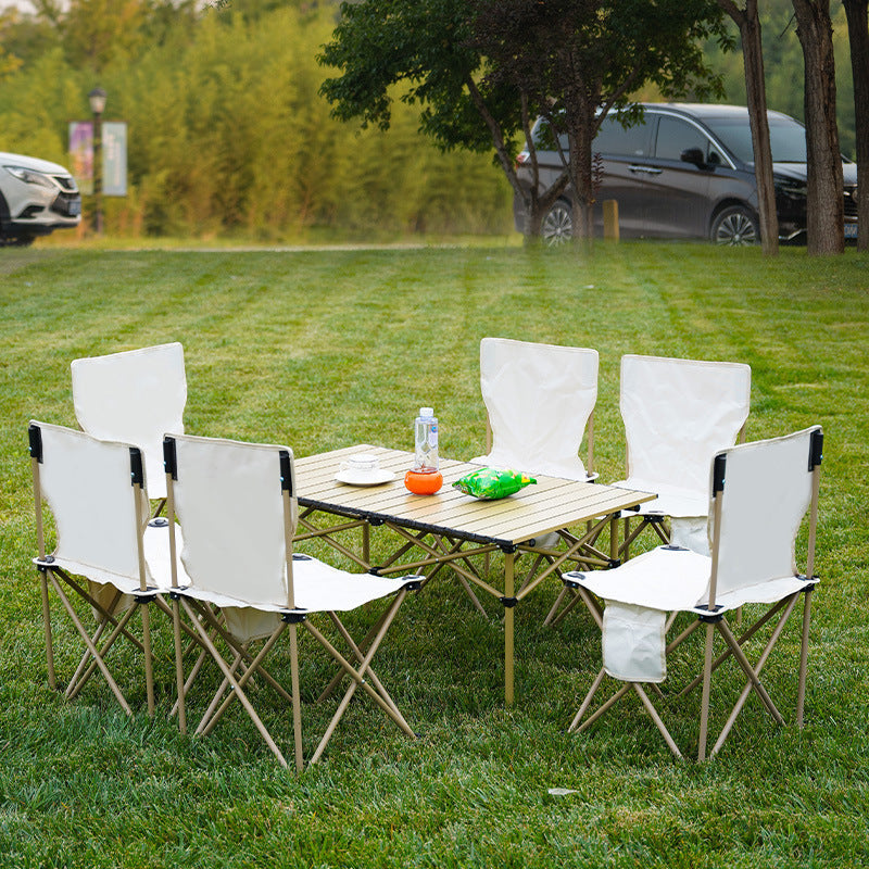 Hopfällbar Stol Lättviktig och Stabil för Camping och Utomhusbruk 3