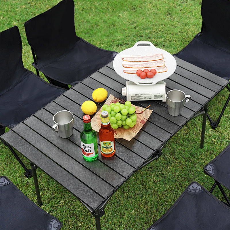 Hopfällbart Campingbord Stabilt För Utomhusbruk Idealisk För Picknick Och Trädgårdsaktiviteter 5