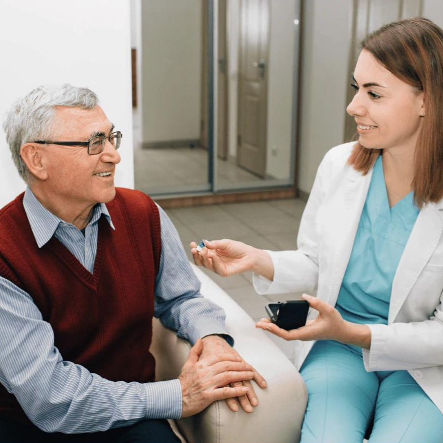 Hörselapparat för Män och Kvinnor Diskret Design 4