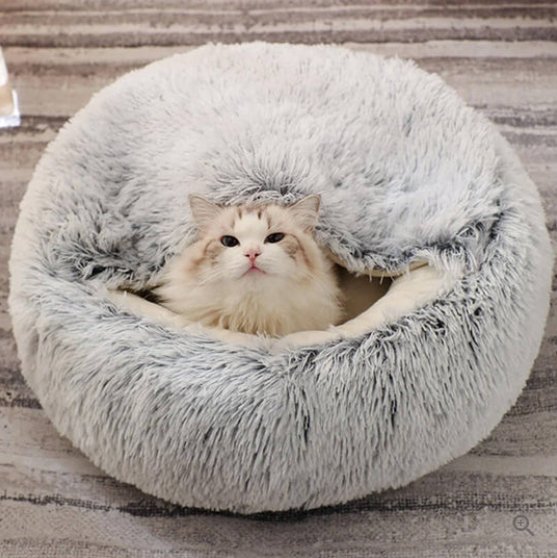 Hund- och Kattsäng CozyNest med Ortopedisk Design 4