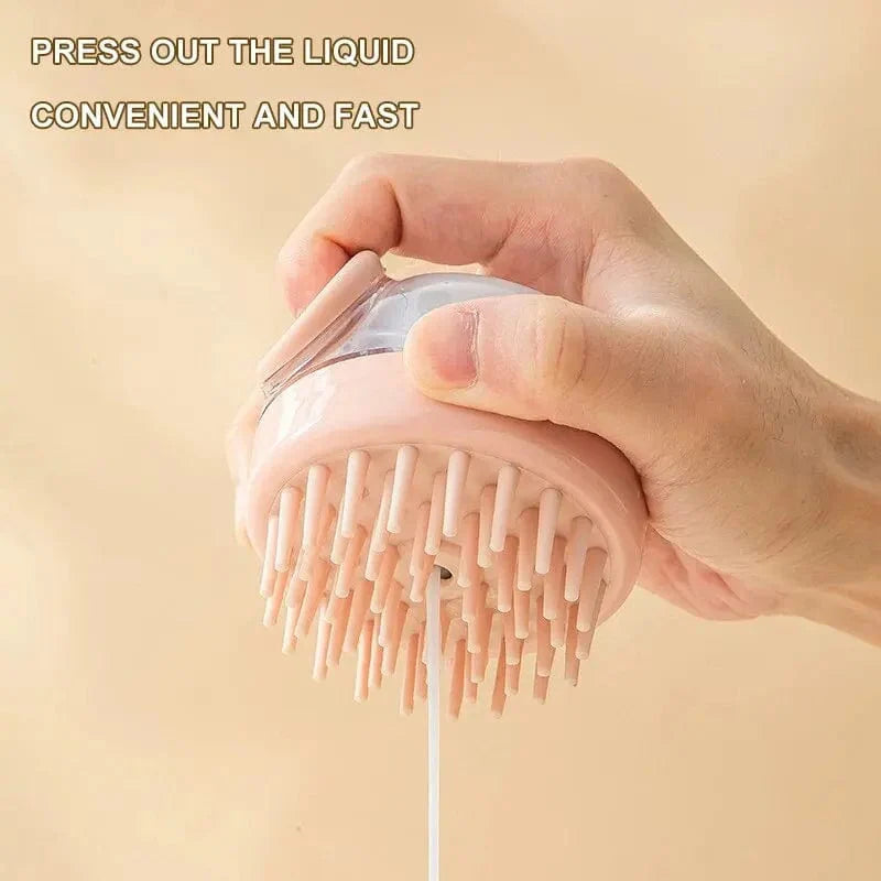 Hundens Badborste med Schampodispenser och Mjuk Massage 3