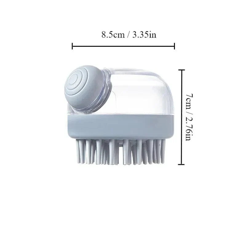 Hundens Badborste med Schampodispenser och Mjuk Massage 5