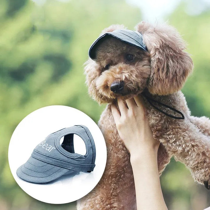 Hundens Solhatt UV-Skydd Justerbar Design 0