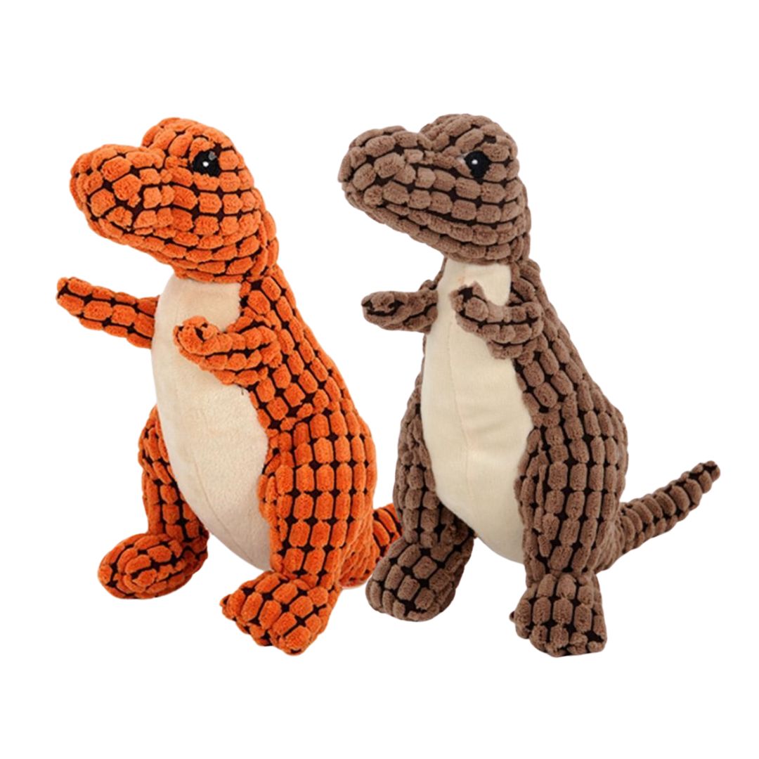 Hundleksak Dinosaurie Mjuk och Lekfull 12