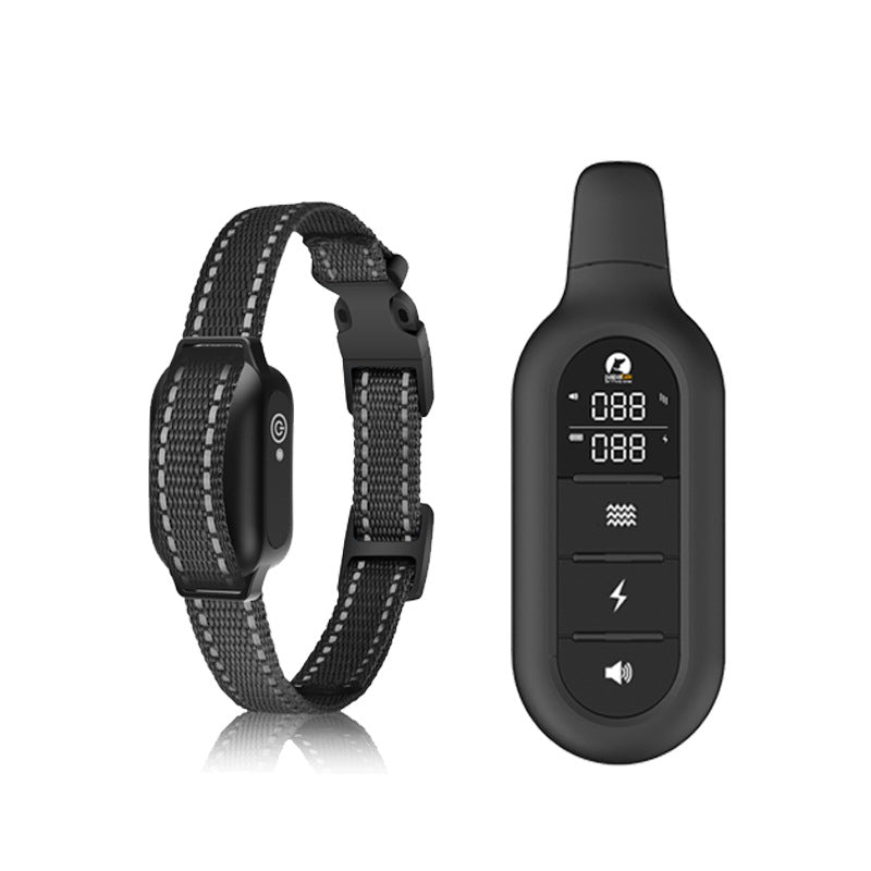 Hundträningshalsband Med Fjärrkontroll Vattentålig Design 1