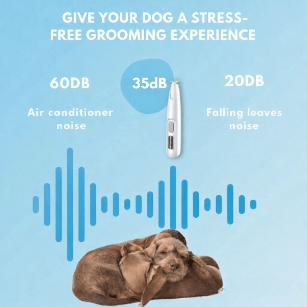 Hundtrimmer för Känsliga Områden Tyst Design 7