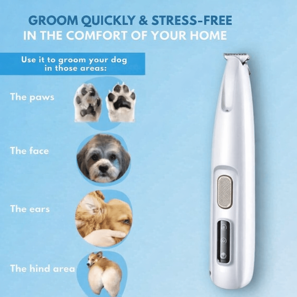 Hundtrimmer för Känsliga Områden Tyst Design 8