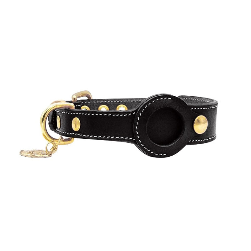 Husdjur Halsband med AirTag Hållare för Katt och Hund Stilren Design 3