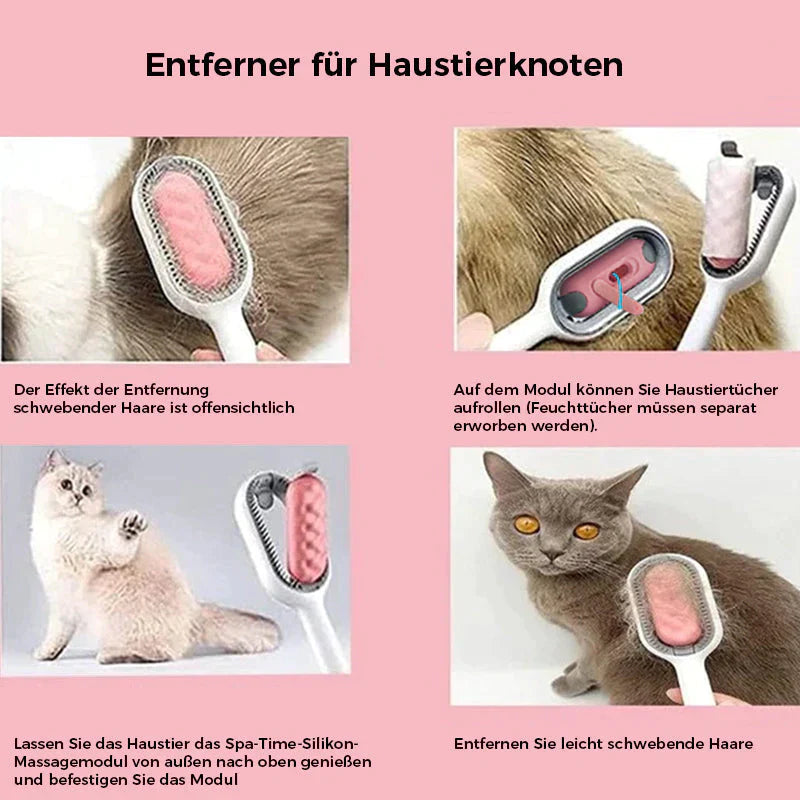 Husdjurskam För Effektiv Pälsvård Med Halkfritt Grepp 6