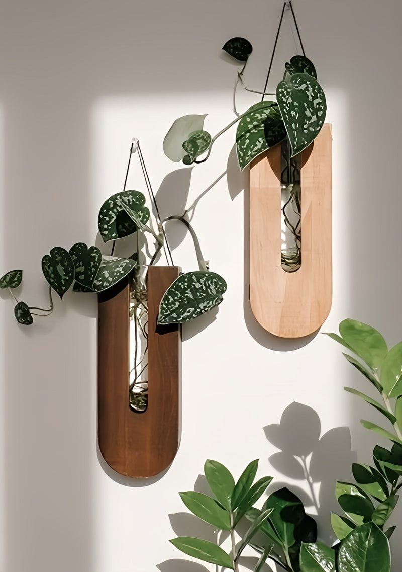 Inomhus Växthållare Set Rustik Design för Heminredning 2