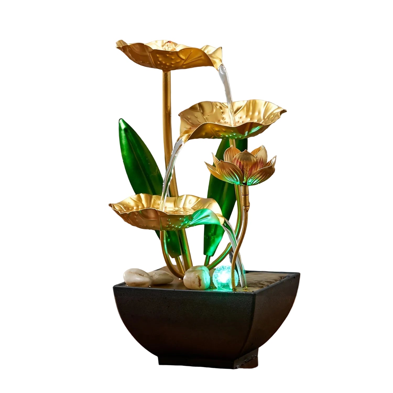 Inomhusfontän med Lotusdesign 0