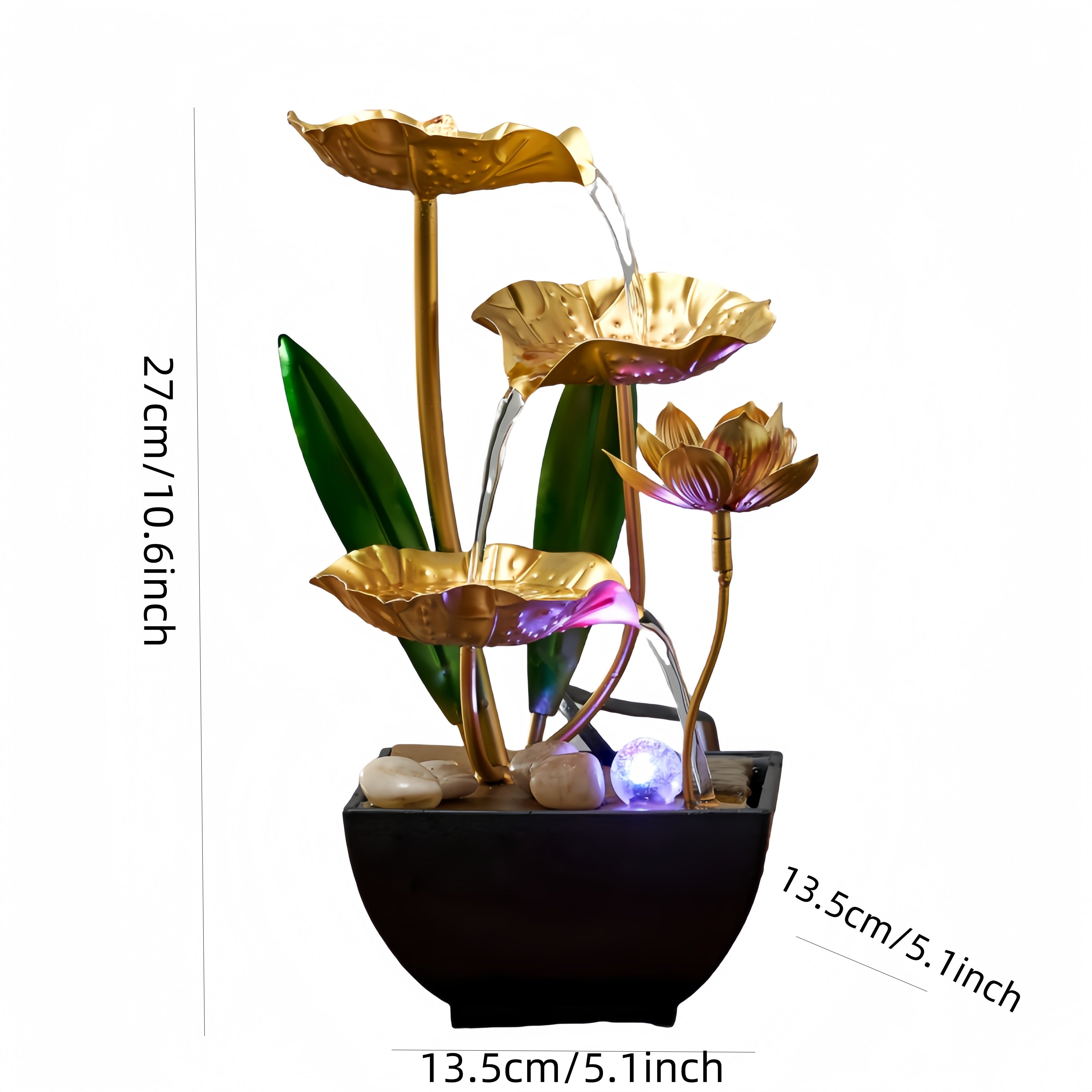 Inomhusfontän med Lotusdesign 6