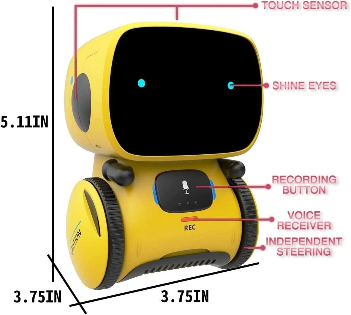 Interaktiv Dansrobot för Barn med Ljudfunktioner 7