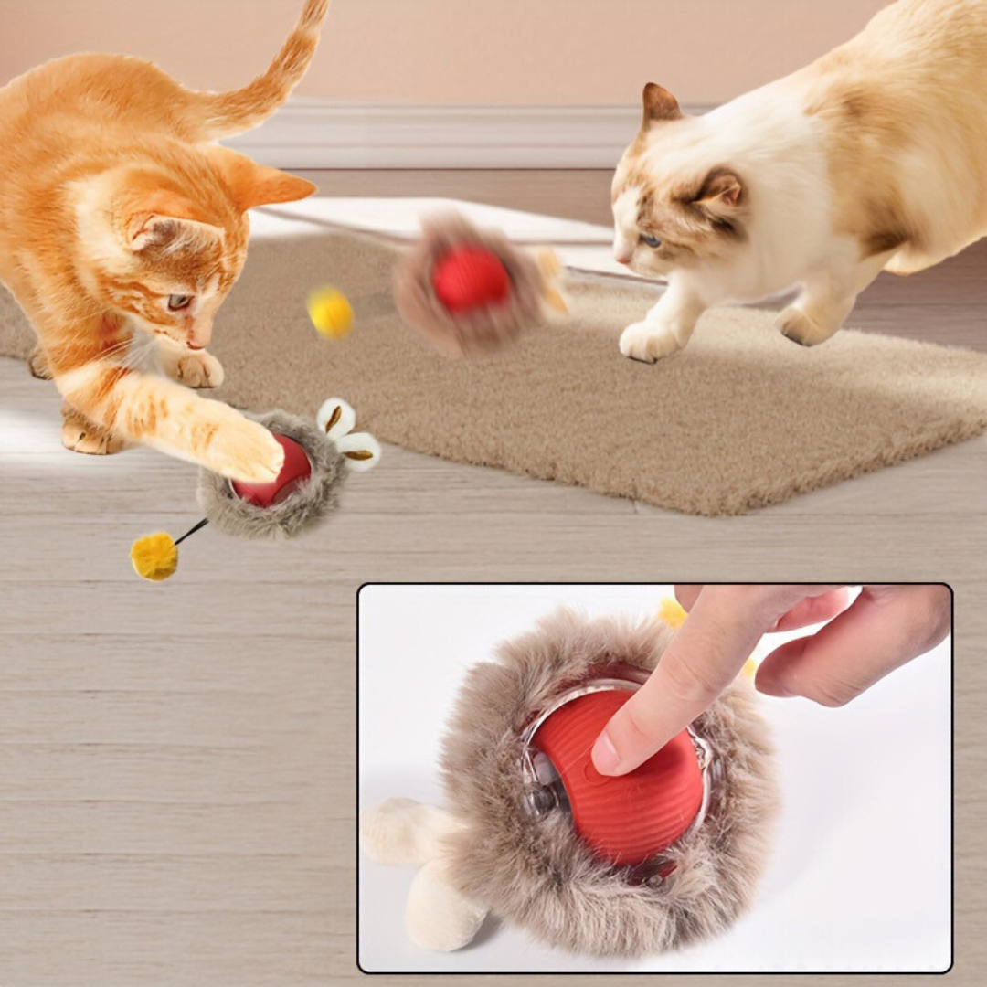 Interaktiv Kattleksak Boll för Katter - Rörlig och Stimulerande Kattleksaker 1