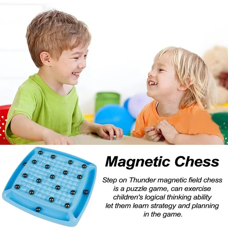Interaktivt Schackspel För Barn Och Föräldrar – Magnetiskt Spel För Strategiskt Tänkande 1