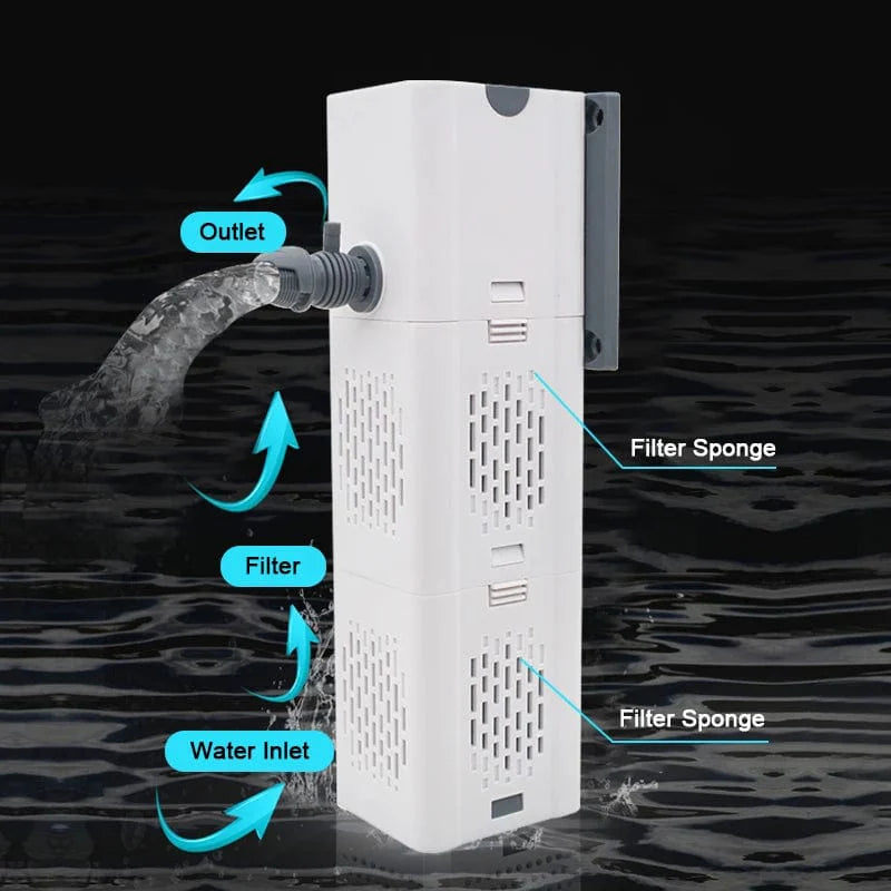 Intern Vattenpump för Akvarium Multifunktionell 2