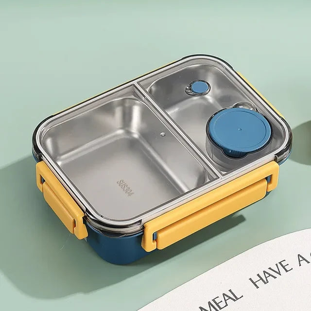 Isolerad Lunchlåda i Rostfritt Stål för Måltider 9