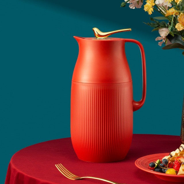 Isolerad Termosflaska Minimalistisk Design För Varmt Och Kallt Dryck 10