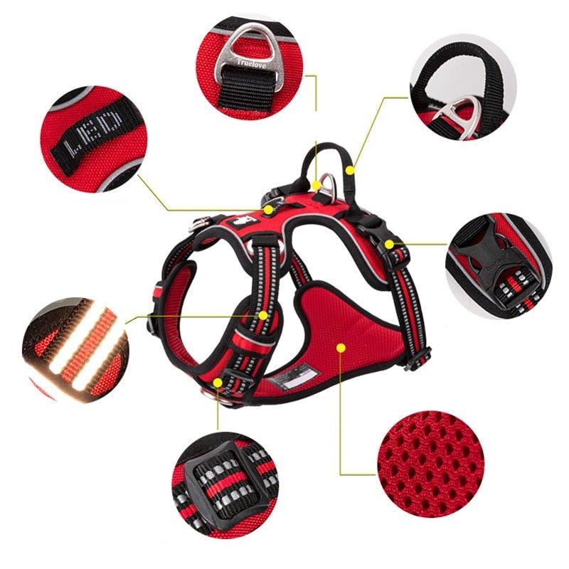 Justerbar Hundsele med Reflekterande Detaljer för Trygghet och Komfort 5