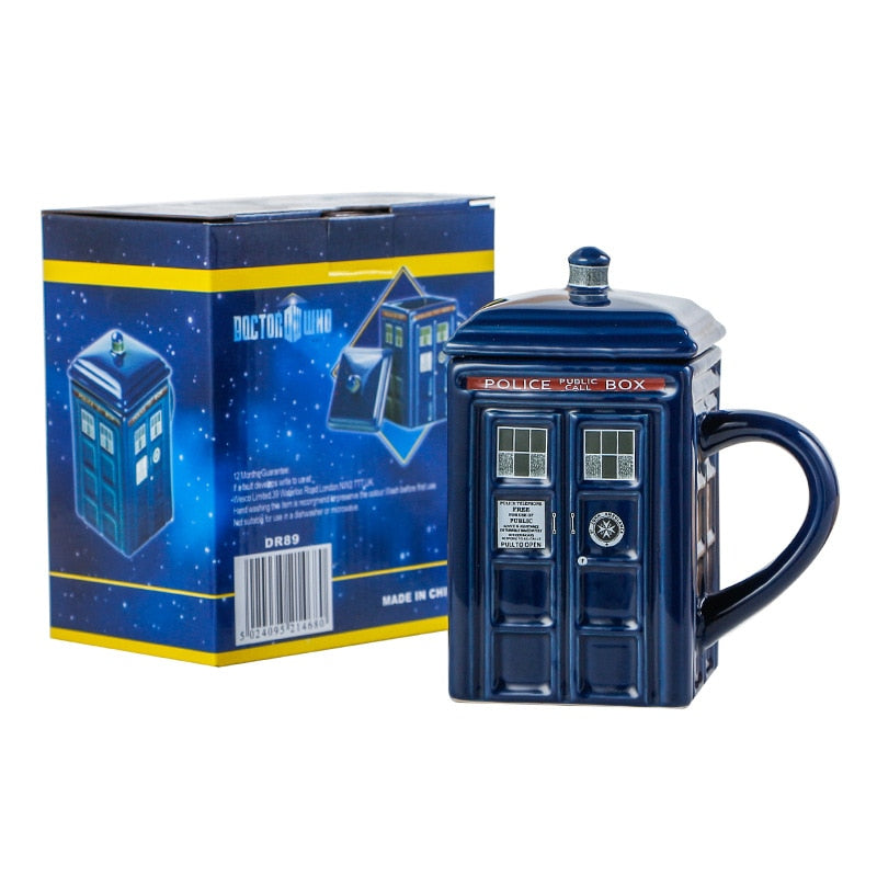 Kaffekopp Med Sked Sci-Fi Design 2