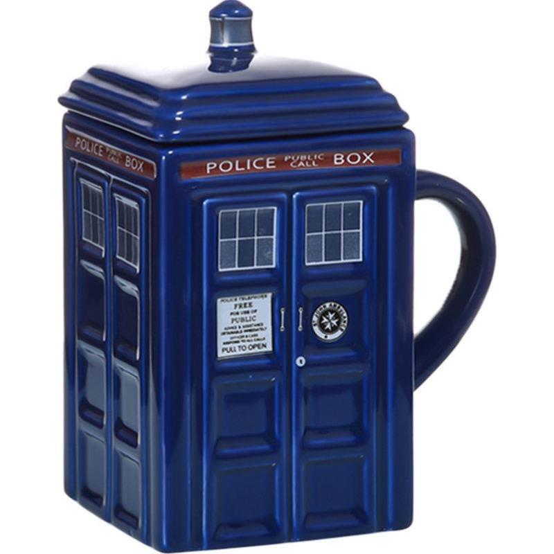 Kaffekopp Med Sked Sci-Fi Design 3
