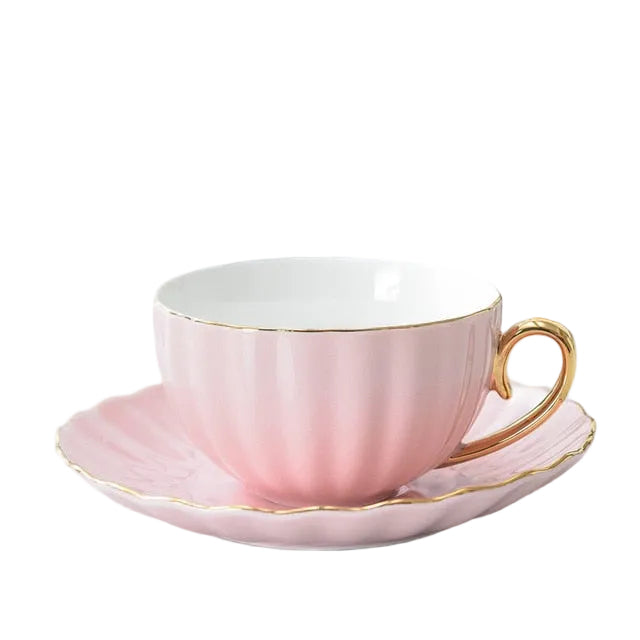 Kaffekoppar Med Fat Kreativ Design För Kaffeälskare 6