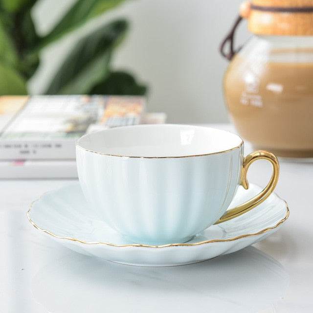Kaffekoppar Med Fat Kreativ Design För Kaffeälskare 9
