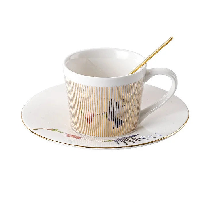 Kaffemugg med Rörligt Mönster och Bekvämt Handtag 7