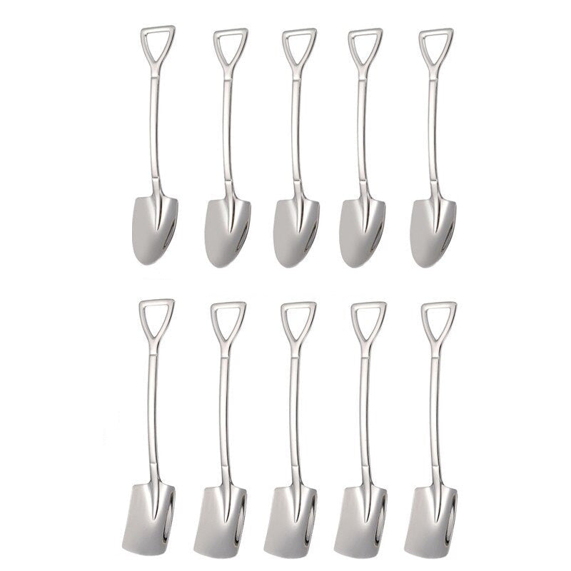 Kaffeskedar Set av 10 Bitar för Kök 12