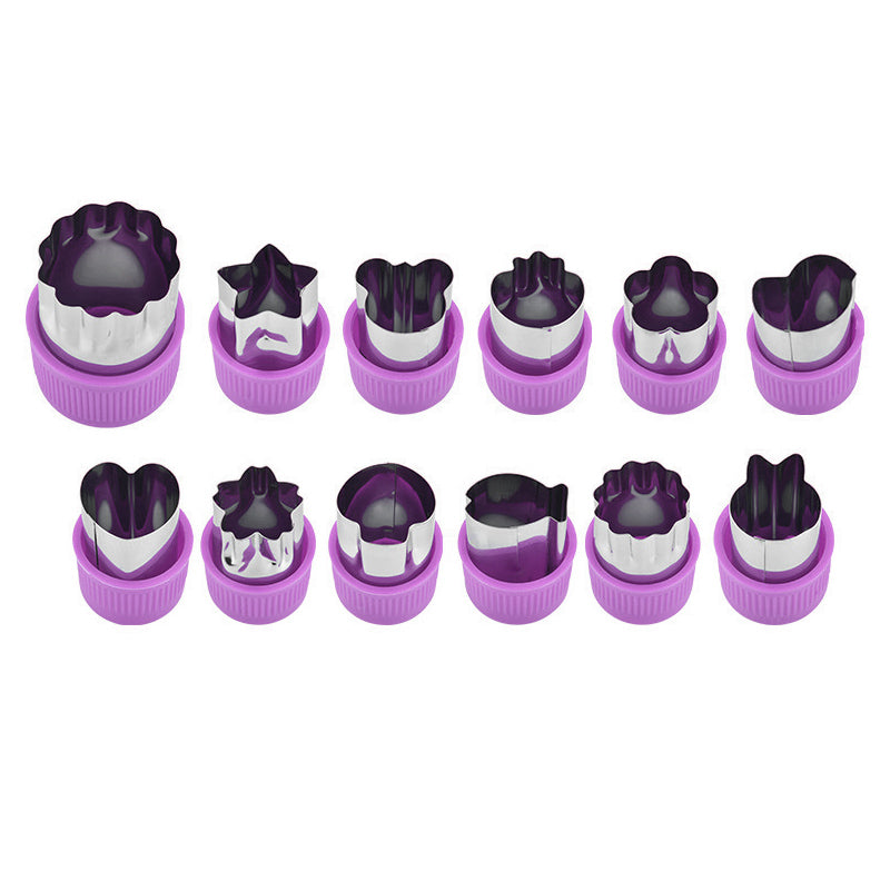 Kakskärare i Rostfritt Stål med Roliga Former 5