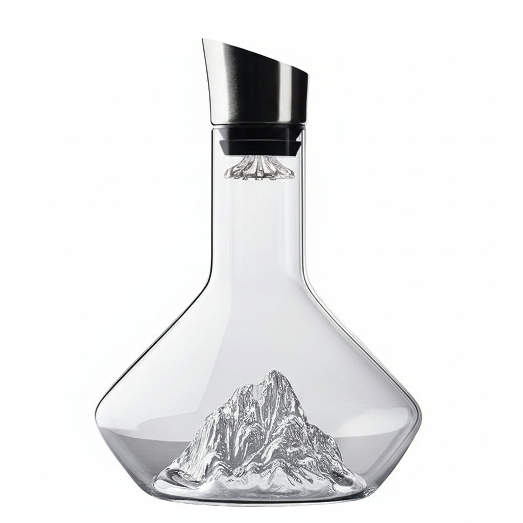Karaff Glas 1500ml Kreativ Design för Rödvin 0