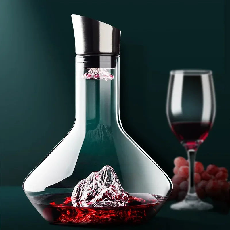 Karaff Glas 1500ml Kreativ Design för Rödvin 1