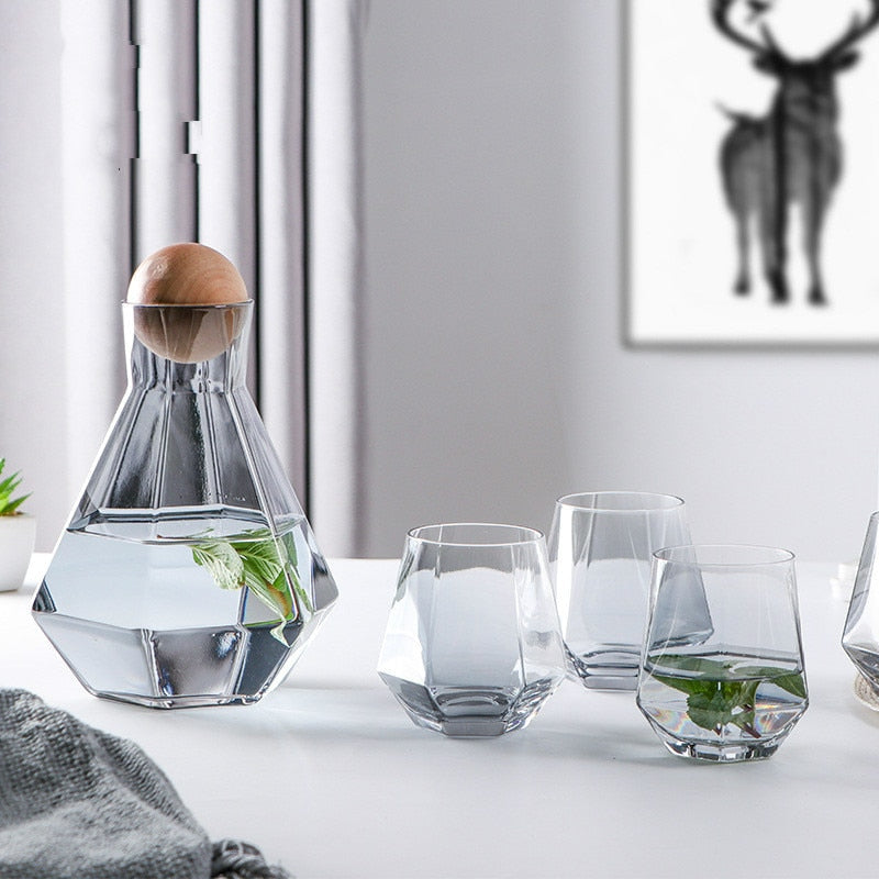 Karaffset för Kallt Vatten med Kristallglas 1