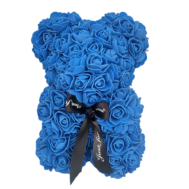 Kärleksbjörn Röd Rosdesign Romantisk Present 1