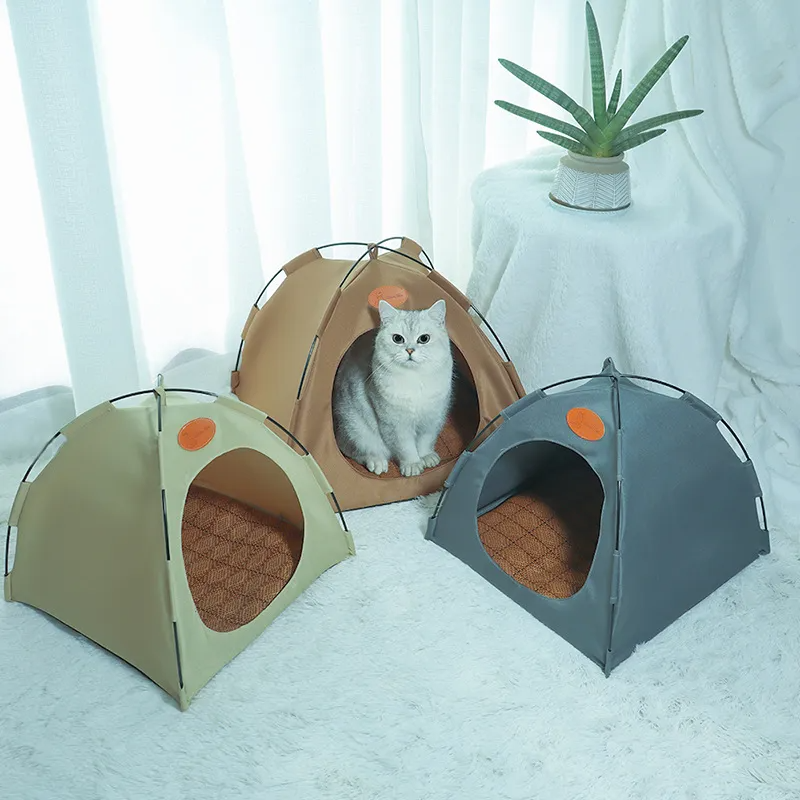 Kattens Tält Bärbart Luftigt För Inomhus- Och Utomhusbruk 3